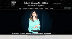 Desktop Screenshot of lilicamattos.com.br
