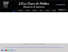 Tablet Screenshot of lilicamattos.com.br